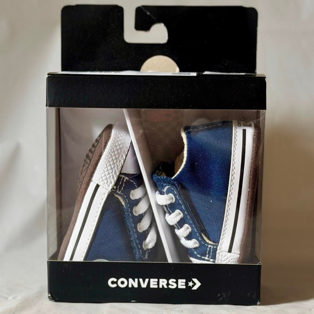 Converse Chuck Taylor All Star Cribster Mid Navy Blue Infant Shoes Size 1